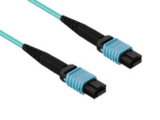 5m OM4 MTP TO MTP 12 Fibers Corning Fiber Trunk Cable Type B Multimode 50/125...