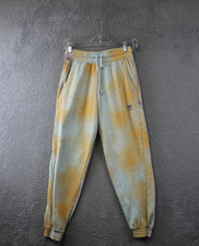 Adidas Originals Sweatpants in Almost Blue with Splatter Print Women's XS Read