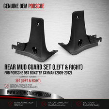 Genuine Porsche 987 Boxster Cayman (2005-2012) Rear Mud Guard Set (Left & Right)
