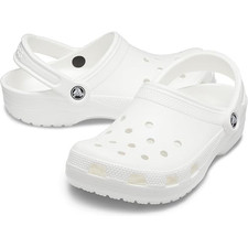 Crocs Unisex Adult Classic Clog White US M6/W8