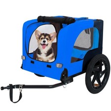 Pet Bike Trailer Dog Cart for Bicycle,Easy Folding Frame for Small  Medium Pets