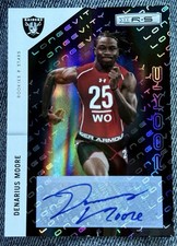 2011 Panini R&S Longevity Denarius Moore Auto RC #183 /175 Raiders