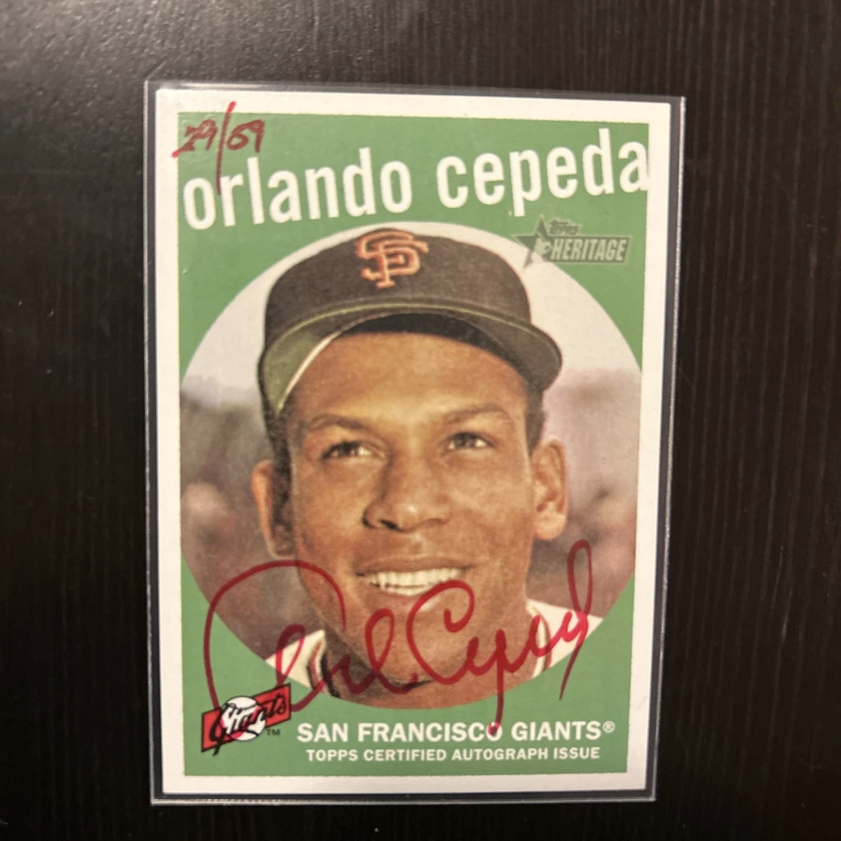 Orlando Cepeda Autographed Baseball Cards for sale | eBay
