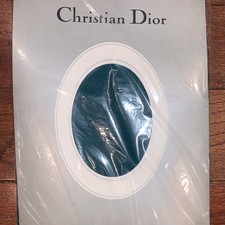 Vintage Christian Dior Pantyhose Stockings Size 2 Hunter Green New in Packag