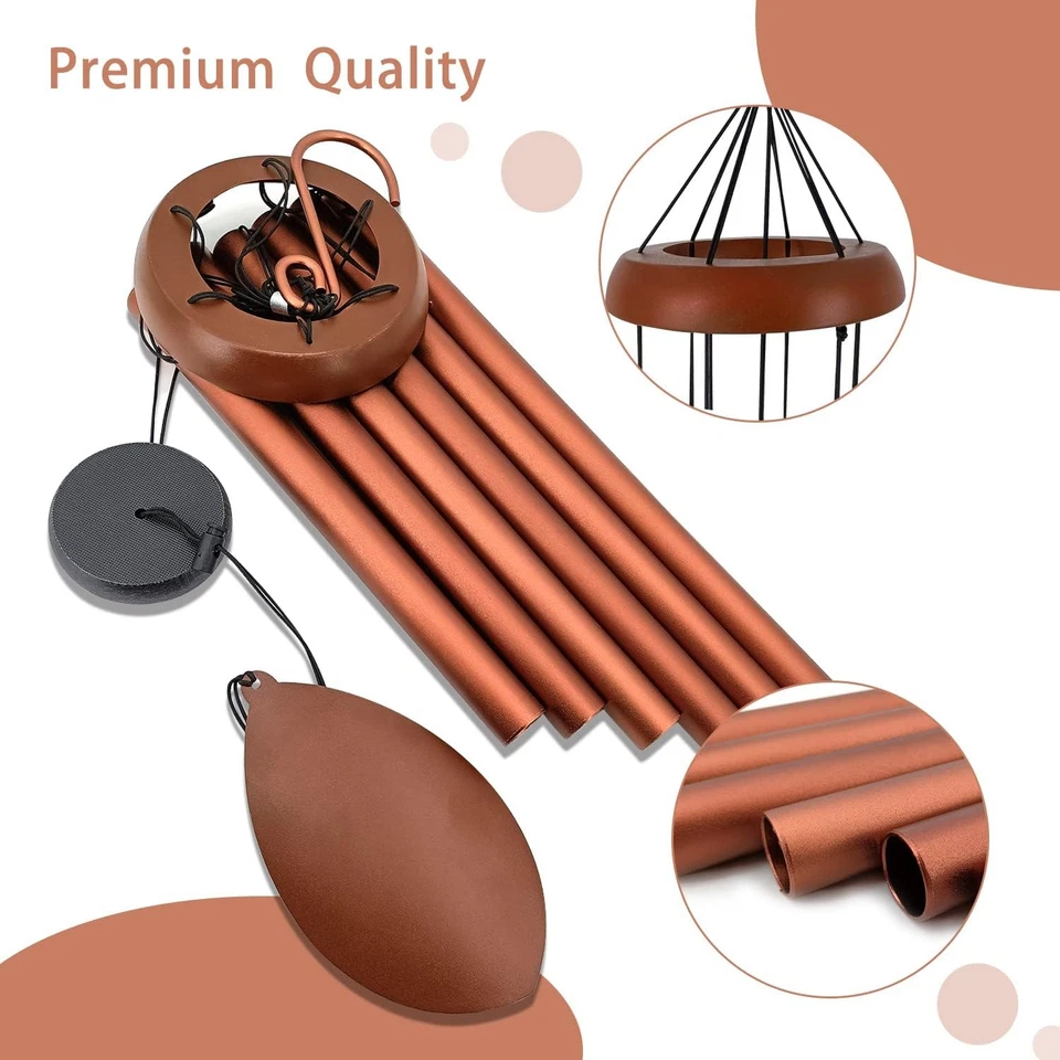 Sinos de vento para tom profundo externo, 36 polegadas sino de vento externo - Imagem 3 de 4