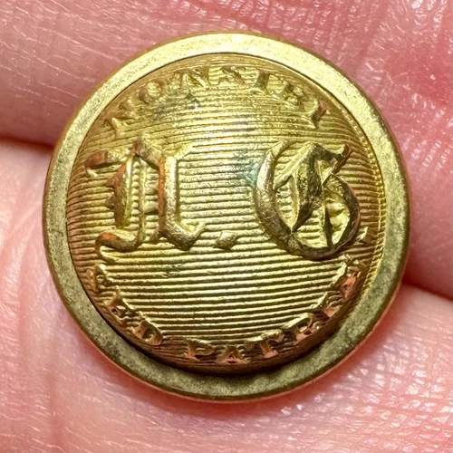 Pennsylvania National Guard Civil War Cuff Button, Tice ID PA220-As2