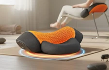 Electric Neck Massager Cervical Pillow Heat Vibration Traction Shoulder Pain Rel