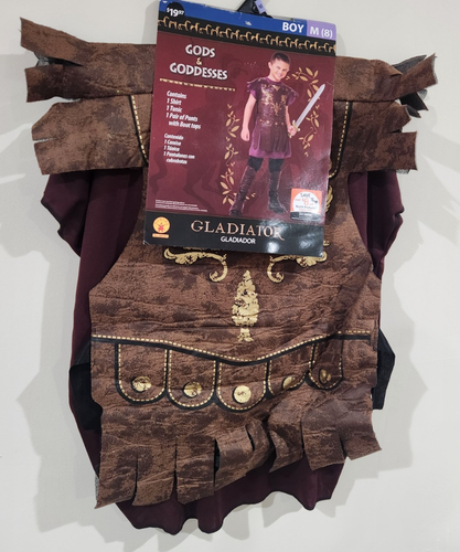 GLADIATOR HALLOWEEN COSTUME BOY MEDIUM(8) - Picture 1 of 3