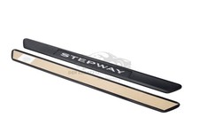 Original Einstiegleisten vorne Schriftzug Stepway für Dacia Sandero 7711945454