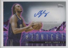 2023-24 Topps Midnight Horizon Signatures Myles Turner #HS-MT Auto 1o2i
