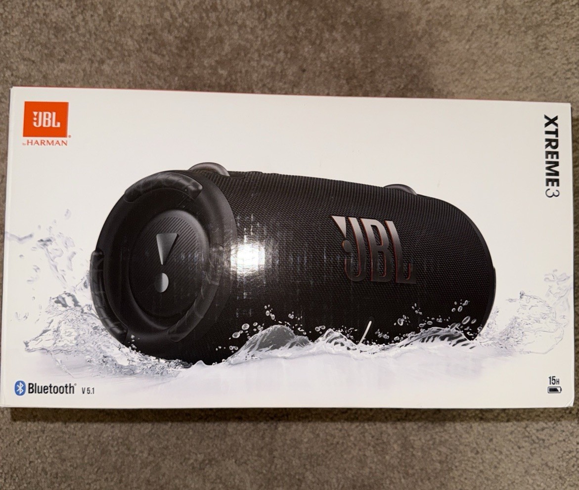 JBL Xtreme 3 Portable Bluetooth Speaker - Black for sale online | eBay