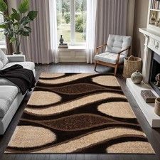 Thick  Large Shaggy Rugs Living Room Bedroom Carpet Hallway Runner Rug Floor Mat