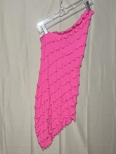 One-shoulder asymmetrical mini dress