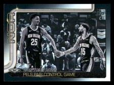 2025-26 Topps #299 Won't Bow Down: Pels Pair Control Game Blackout