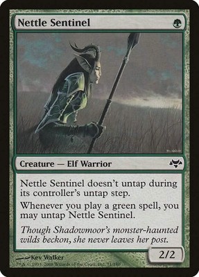 Nettle Sentinel [Eventide] Lightly Played