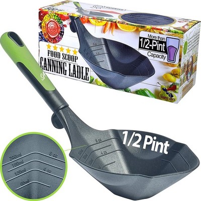 Soup Ladle -500F & BPA-. Non Scratch 8oz Ladle Spoon. Non Stick Scoop Ladel S...