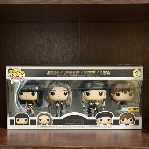 Funko Pop BLACKPINK Pink Venom K-Pop 4-Pack Hot Topic EXCLUSIVE Free Shipping