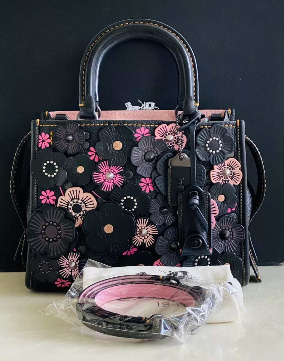 Coach 1941 Rogue 25 in Black with Cherries Cherry Bag - Shoulder