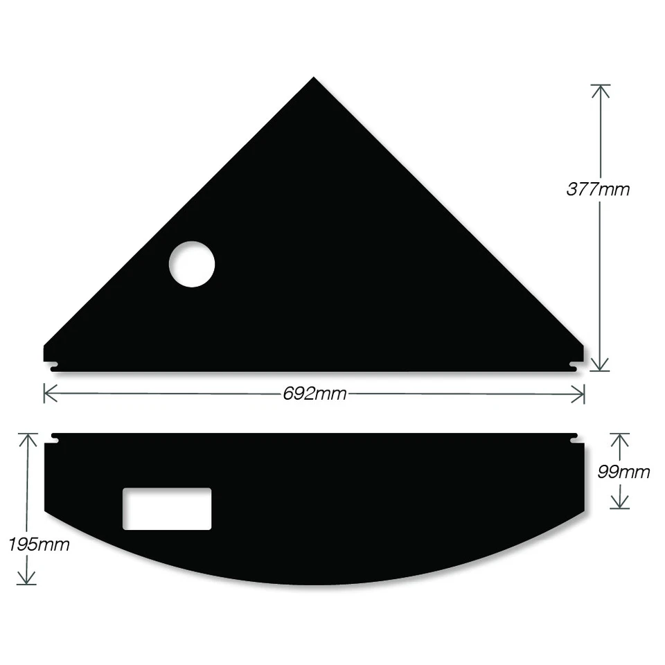 iQuatics Universal Replacement Flap Set - Trigon 190 Compatible - Image 2 of 4