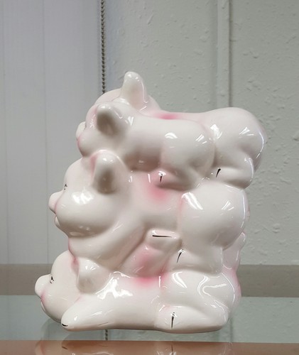 4 Pigs Decorated Ceramic Piggy Bank 25 99 Picclick