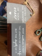 Slate Hanging Sign And Standing Sign 