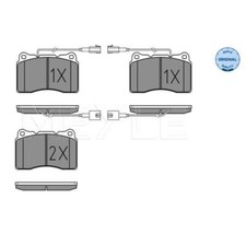 MEYLE Bremsbeläge vorne für Alfa Romeo 159 Sportwagon Giulietta Lancia