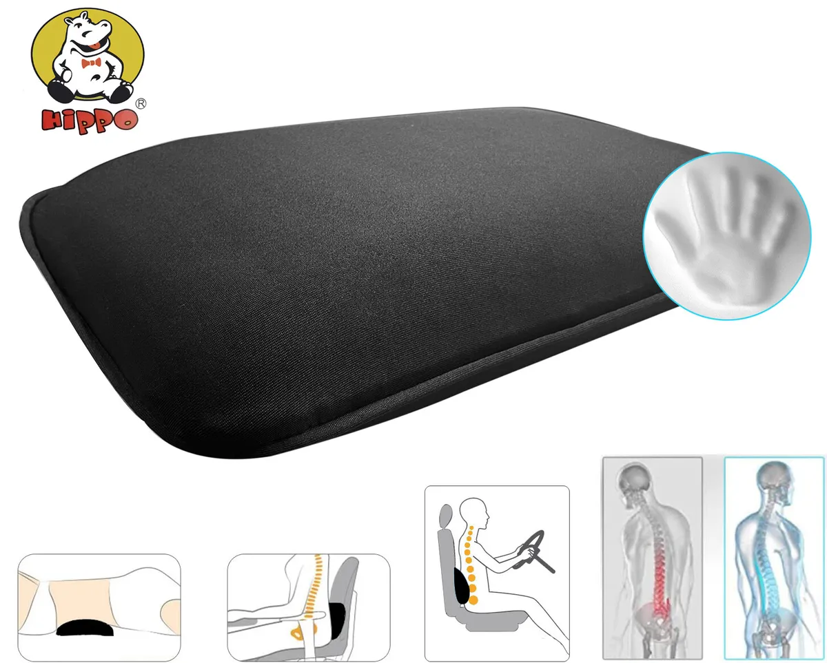 Memory Foam Lumbar Support Pillow, Lower Back Pain Relief For Home