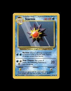 starmie pokemon card value Starmie Pokemon Card