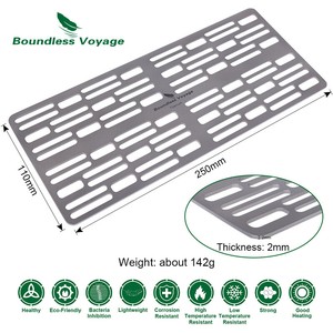 titanium backpacking grill