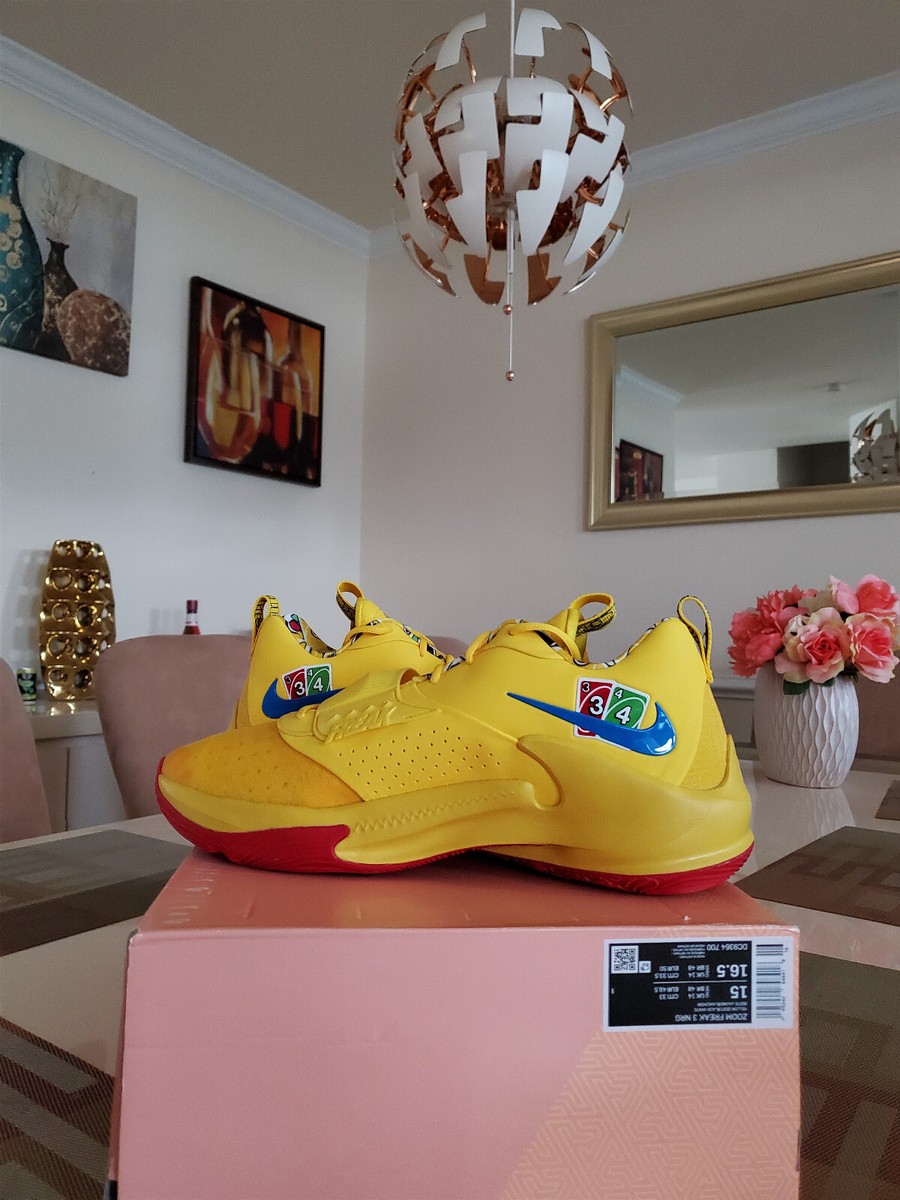 シューズ(男性用) Nike Zoom Freak 3 NRG EP Uno Yellow Nike Zoom Freak 3 NRG Uno Yellow Giannis Men's Shoes DC9364