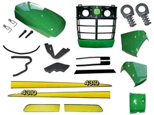 Grille/Upper Hood/Fuel Door Kit/Cowl Set/Seal/CLIP fits John Deere 4310 Low S/N