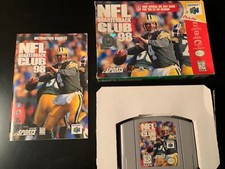 NFL Quarterback Club 98 Nintendo 64, 1997 N64 Complete Complete in Box FAVRE