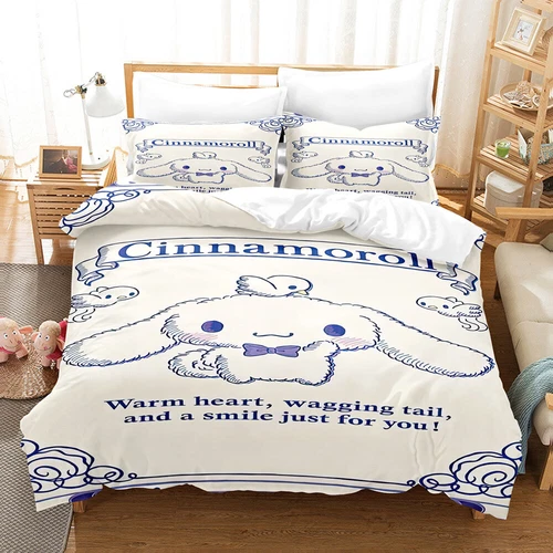 Cinnamoroll Series Duvet/Quilt/Doona Cover Single/Double/Queen Size Bedding Set - Bild 36 von 49