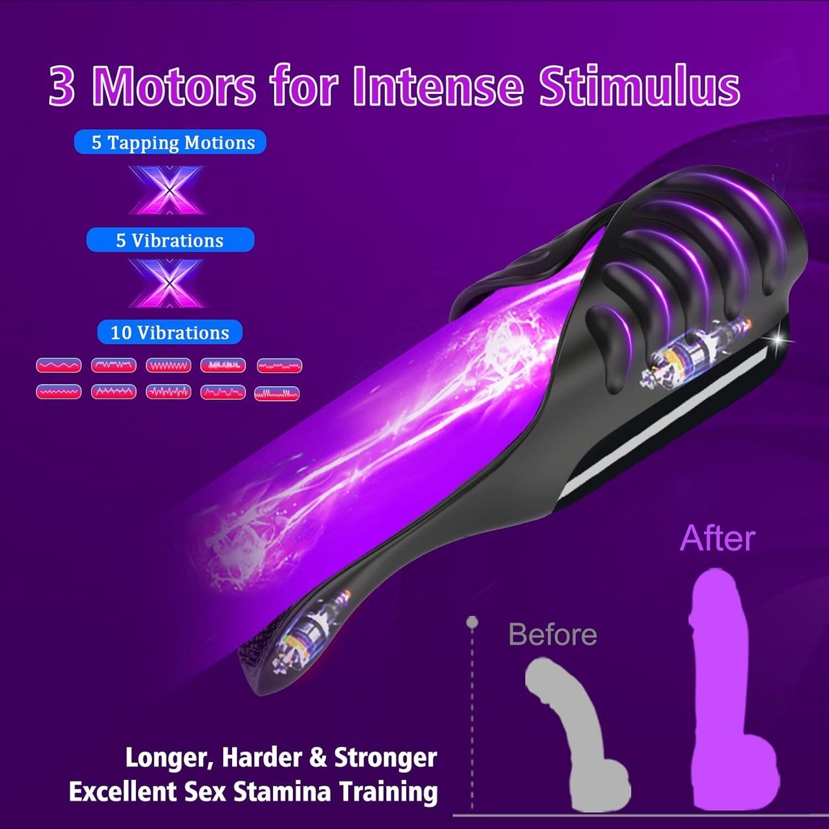 APP Tapping Vibrating Penis Stroker Trainer, Male Masturbator Penis Vibrator | eBay APP Tapping Vibrating Penis Stroker Trainer, Male Masturbator Penis Vibrator | eBay