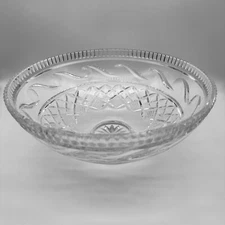 Waterford Crystal Ring of Kerry Footed Bowl 11" Romance Ireland Designers