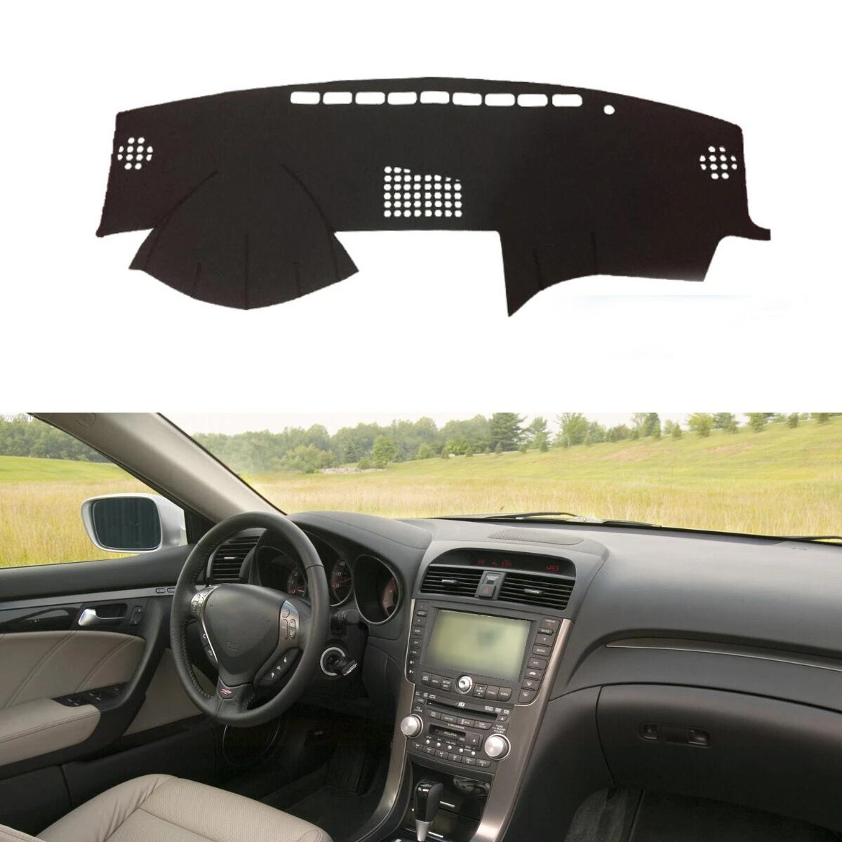 Leather Car Dashboard Cover Dash Pretector Mat For Acura TL 2005
