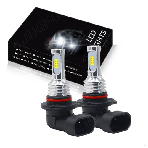 LED 20W 9005 HB3 White 6000K Two Bulbs Headlight High Beam Replacement