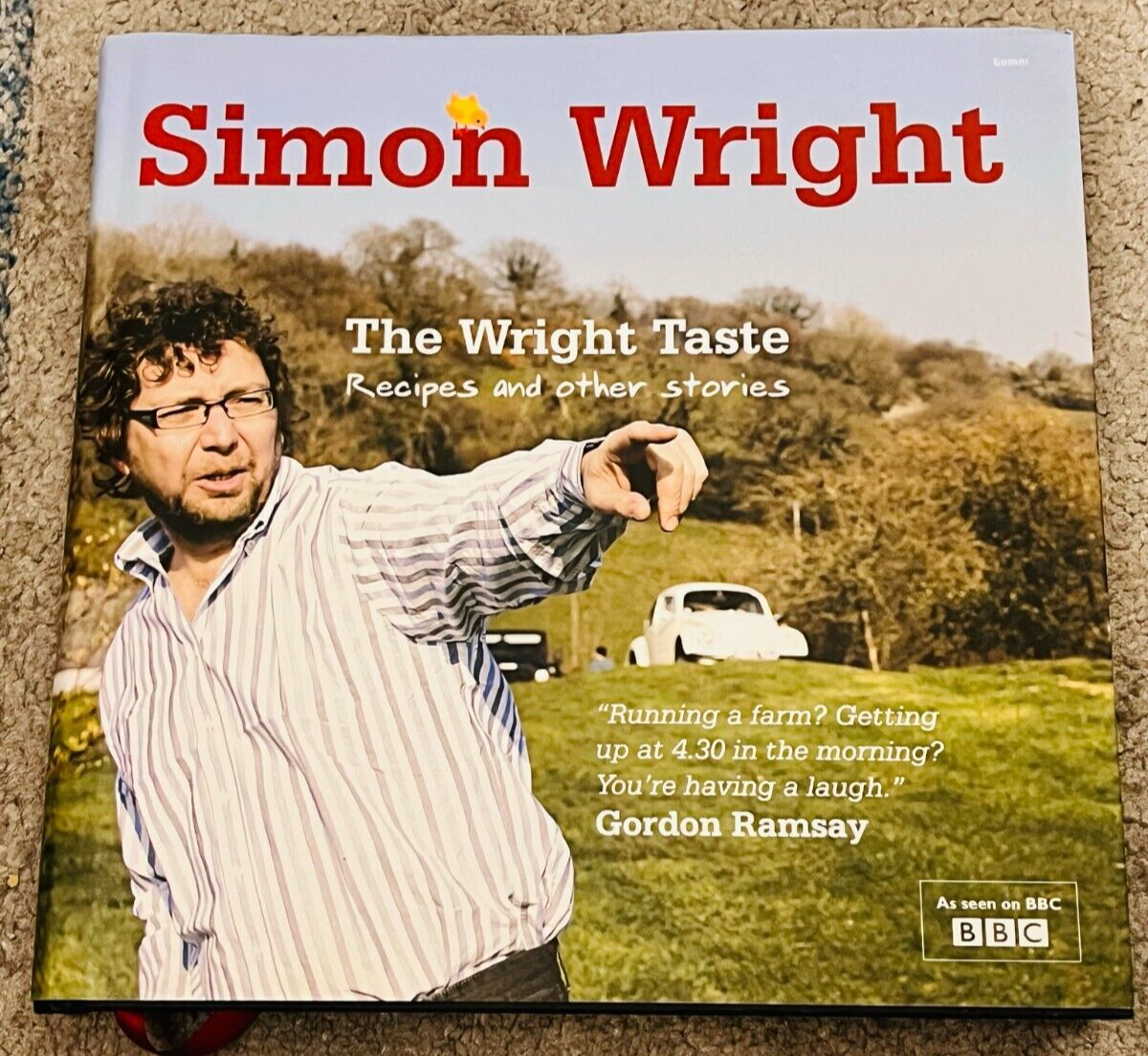 THE WRIGHT TASTE by SIMON WRIGHT - signed by the author (SB700)