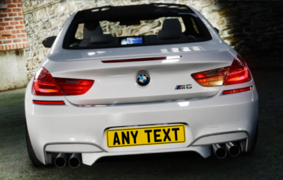 Back STICK ON NUMBER PLATE For Caravan Trailer 4x4 Off roader Car Sticker