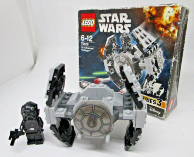 LEGO Star Wars Rebels - 75128 - TIE Advanced Prototype - mit Pilot - mit OBA/Box
