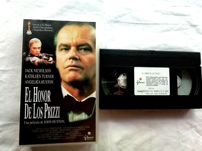 The Honor Of The Prizzis Cinta Tape VHS John Huston Jack Nicholson Pal Filmax