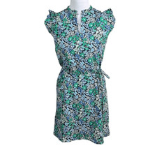 NWT Ann Taylor Floral Flutter Sleeve Dress, Size XS