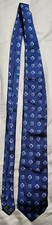 Robert Talbott Best of Class Men's Tie Blue Geometric Print Vivid