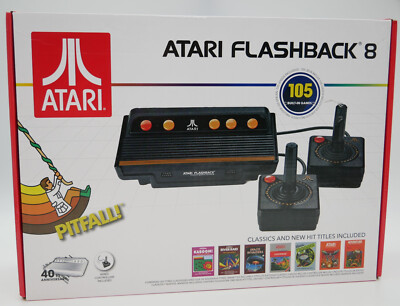 Atari Flashback 8 mit 105 Spiele + 2 Joysticks / Retro in OVP