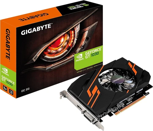 Tarjeta de gráficos Gigabyte GV-N1030OC-2GI Nvidia GeForce GT 1030 OC 2G