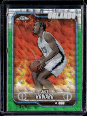 2024-25 Topps Chrome #1 Jett Howard Green Wave Refractor /65 Magic (56E)