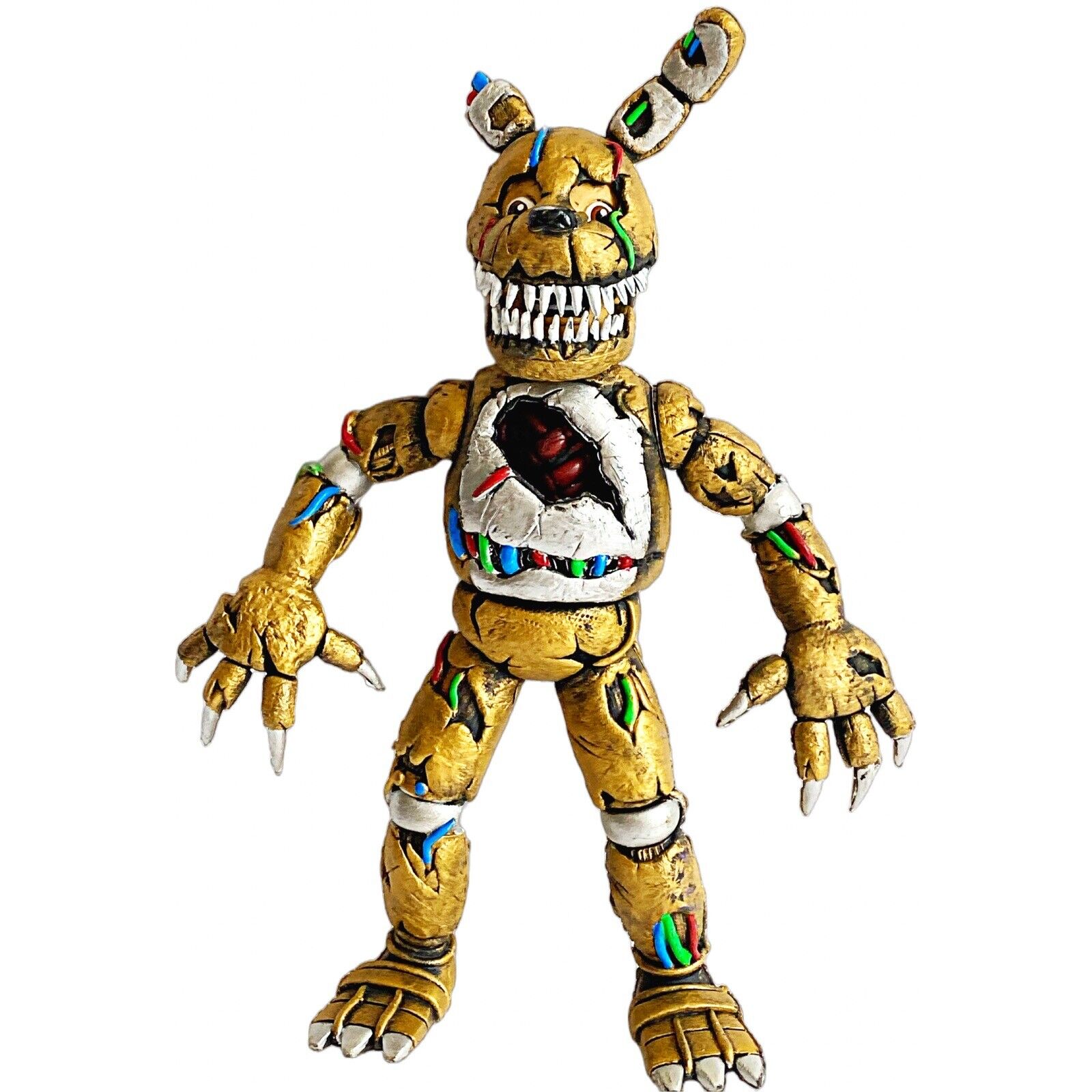 TWISTED SPRINGTRAP Figure Five Nights At Freddy's 9” FNAF Mexican