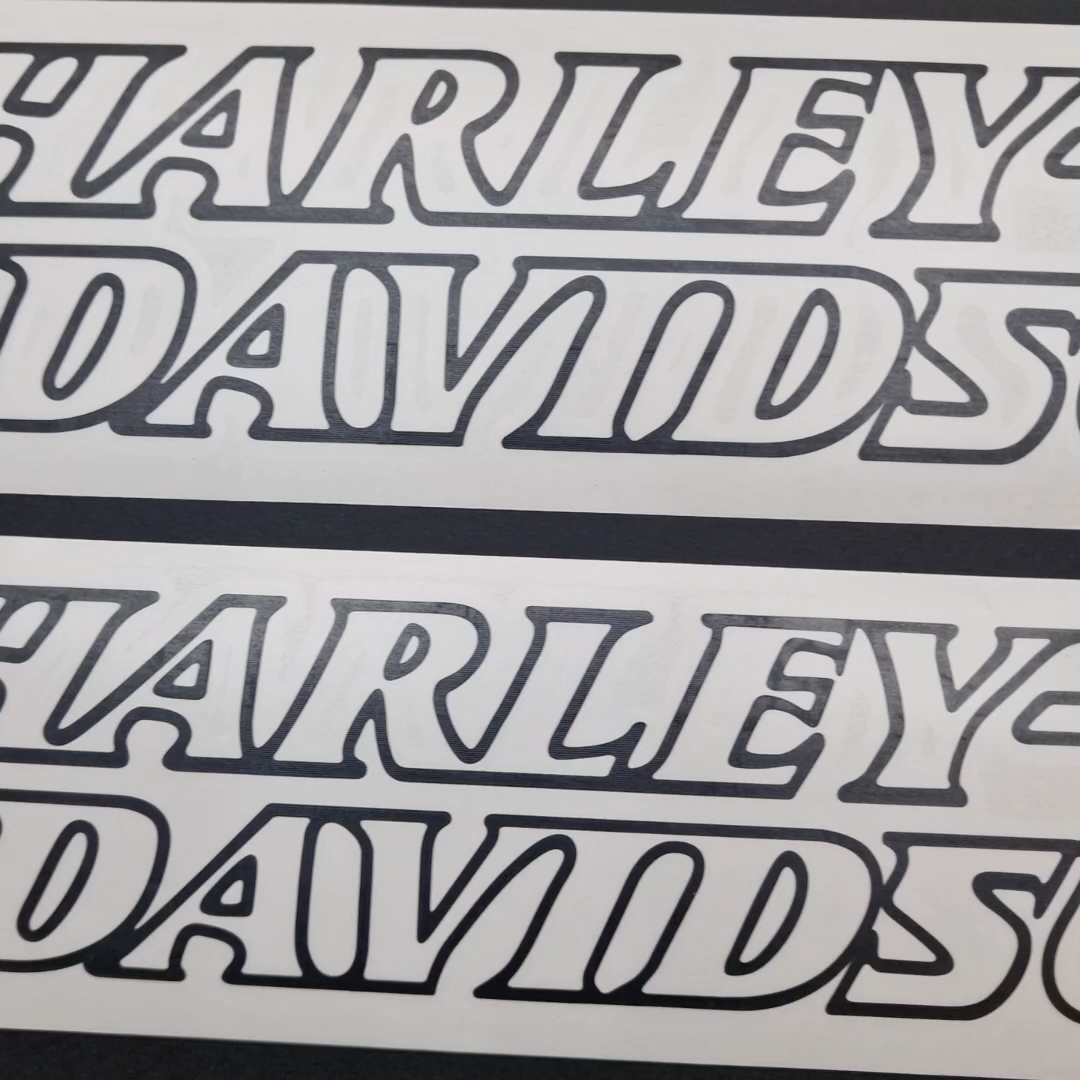 Harley Davidson FXDL Night V Rod Gas Tank OUTLINE Decals Stickers