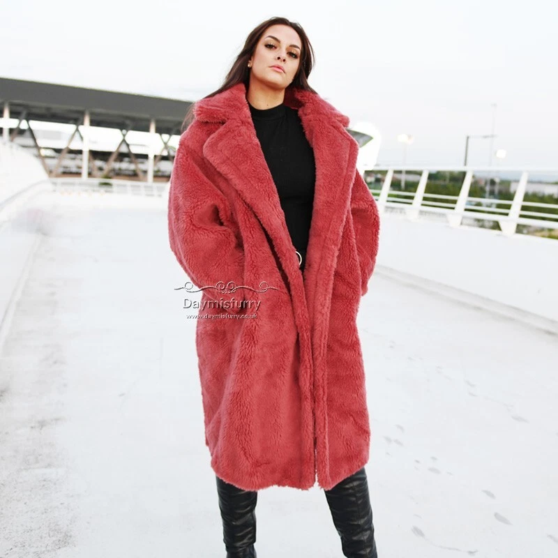 Red teddy bear coat sale