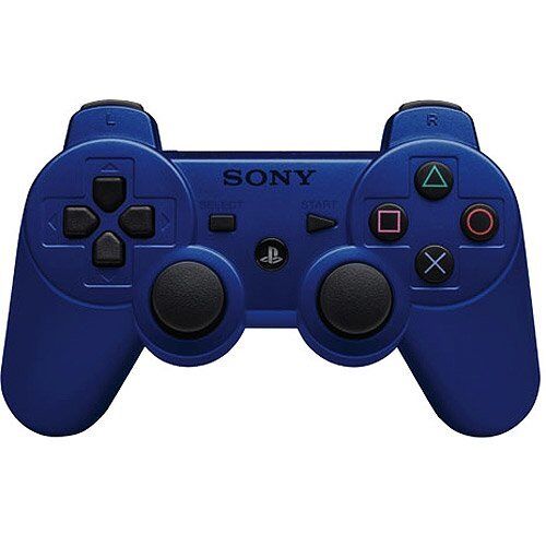 Official Sony PS3 PlayStation 3 Wireless Dualshock 3 Controller Blue Genuine UD - 第 1/1 張圖片